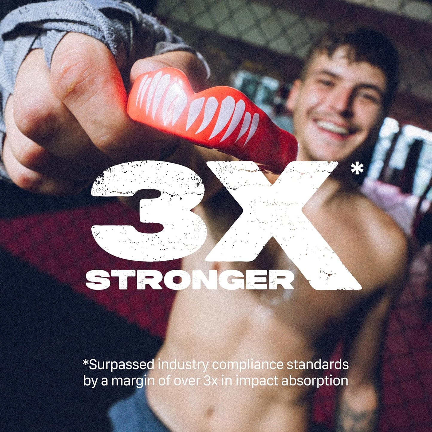 Sports Mouthguard, Dual Layer Premium Mouth Guard with Case for Basketball, Lacrosse, Football, Martial Arts, Hockey, Wrestling, Ice Hockey and All Contact Sports