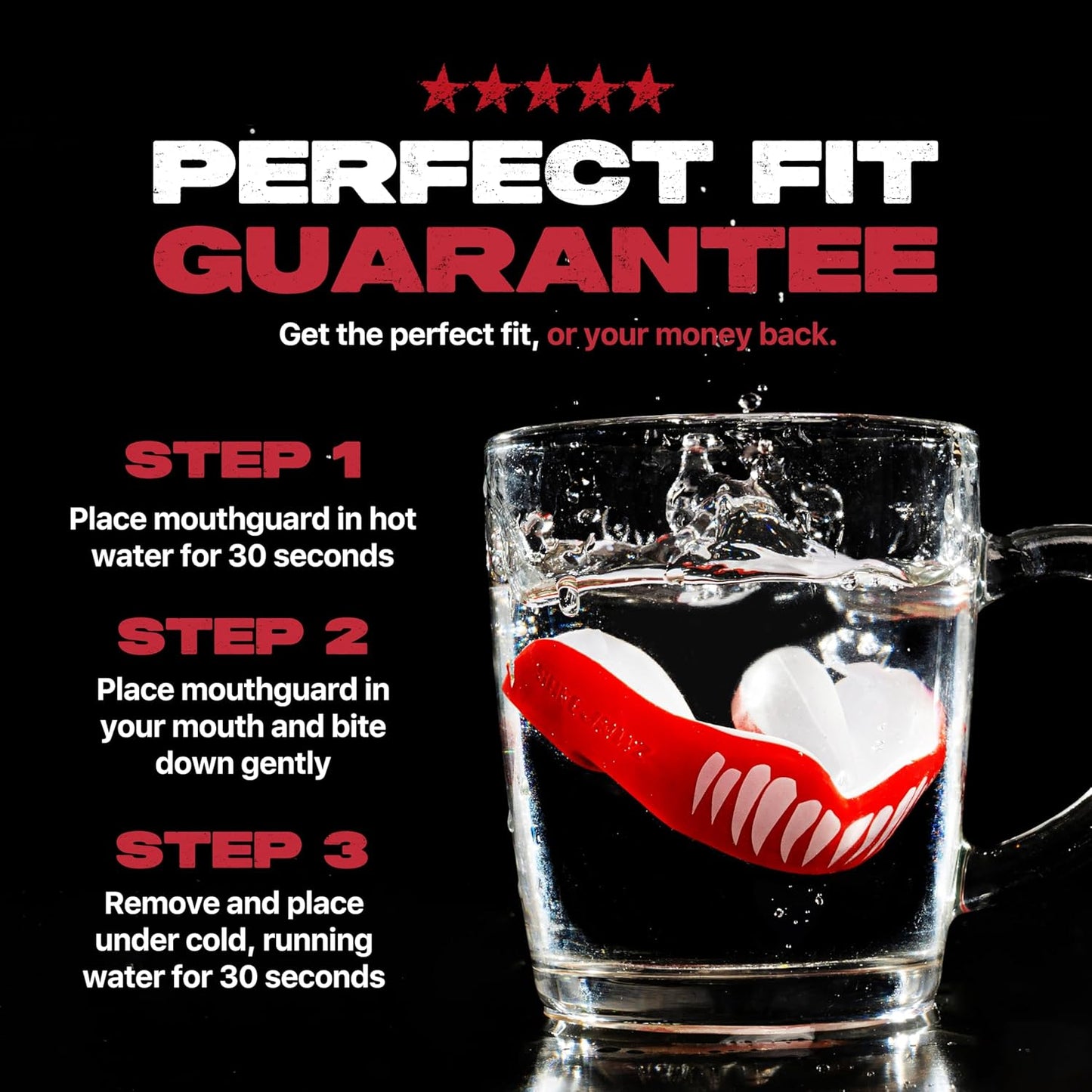 Sports Mouthguard, Dual Layer Premium Mouth Guard with Case for Basketball, Lacrosse, Football, Martial Arts, Hockey, Wrestling, Ice Hockey and All Contact Sports