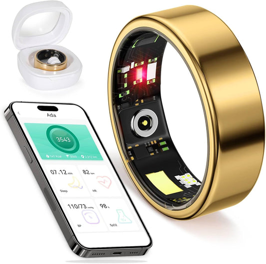 Health Tracker Fitness Sleep Monitor for Women (Gold9#)