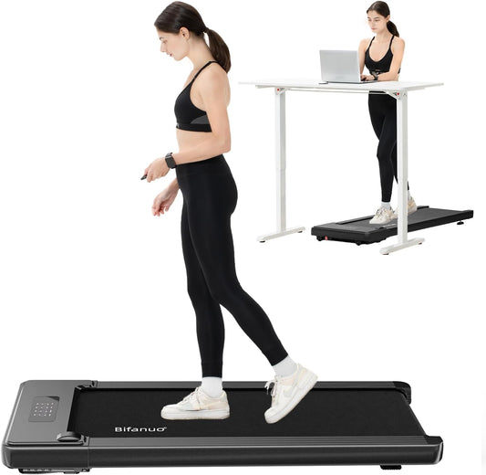 Walking Pad - under Desk Treadmill for Home/Office, Portable with Remote Control LED Display - Ideal for Fitness Enthusiasts