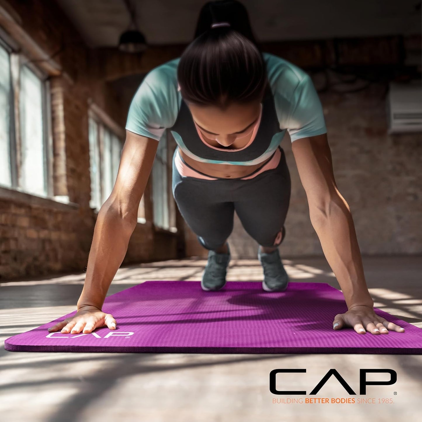1/2-Inch High Density Exercise Yoga Mat with Strap | Multiple Options