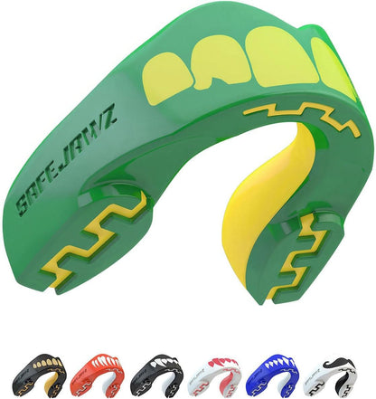 Sports Mouthguard, Dual Layer Premium Mouth Guard with Case for Basketball, Lacrosse, Football, Martial Arts, Hockey, Wrestling, Ice Hockey and All Contact Sports