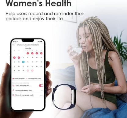 Fitness Tracker for Men and Women,Fitness Watch Waterproof with Activity Tracker and Sleep Monitor,Smart Watch for Android and Ios Phones