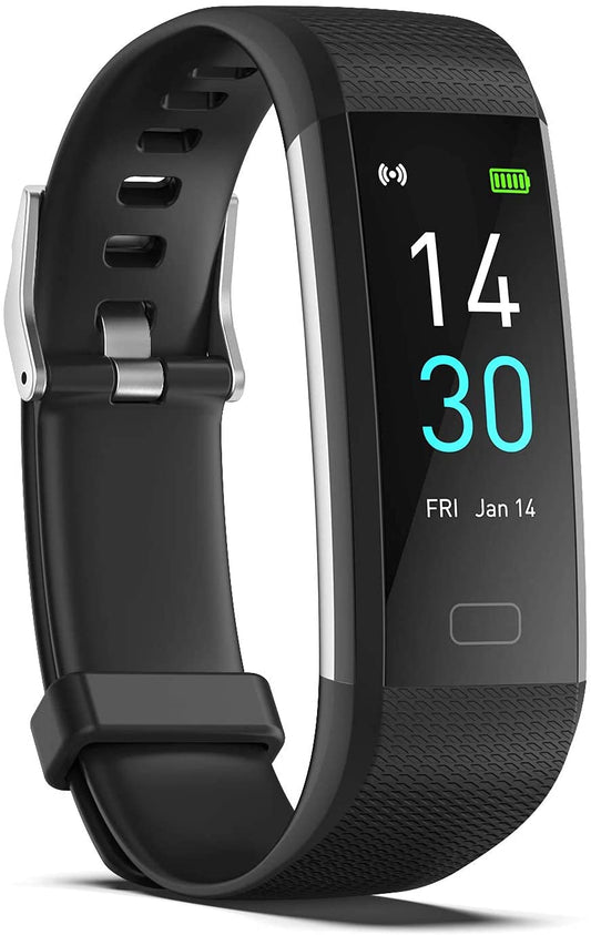 Fitness Tracker with Step Counter/Calories/Stopwatch, Activity Tracker with Heart Rate Monitor, IP68, Health Tracker with Sleep Tracker, Smartwatch, Pedometer Watch for Women Men Kids