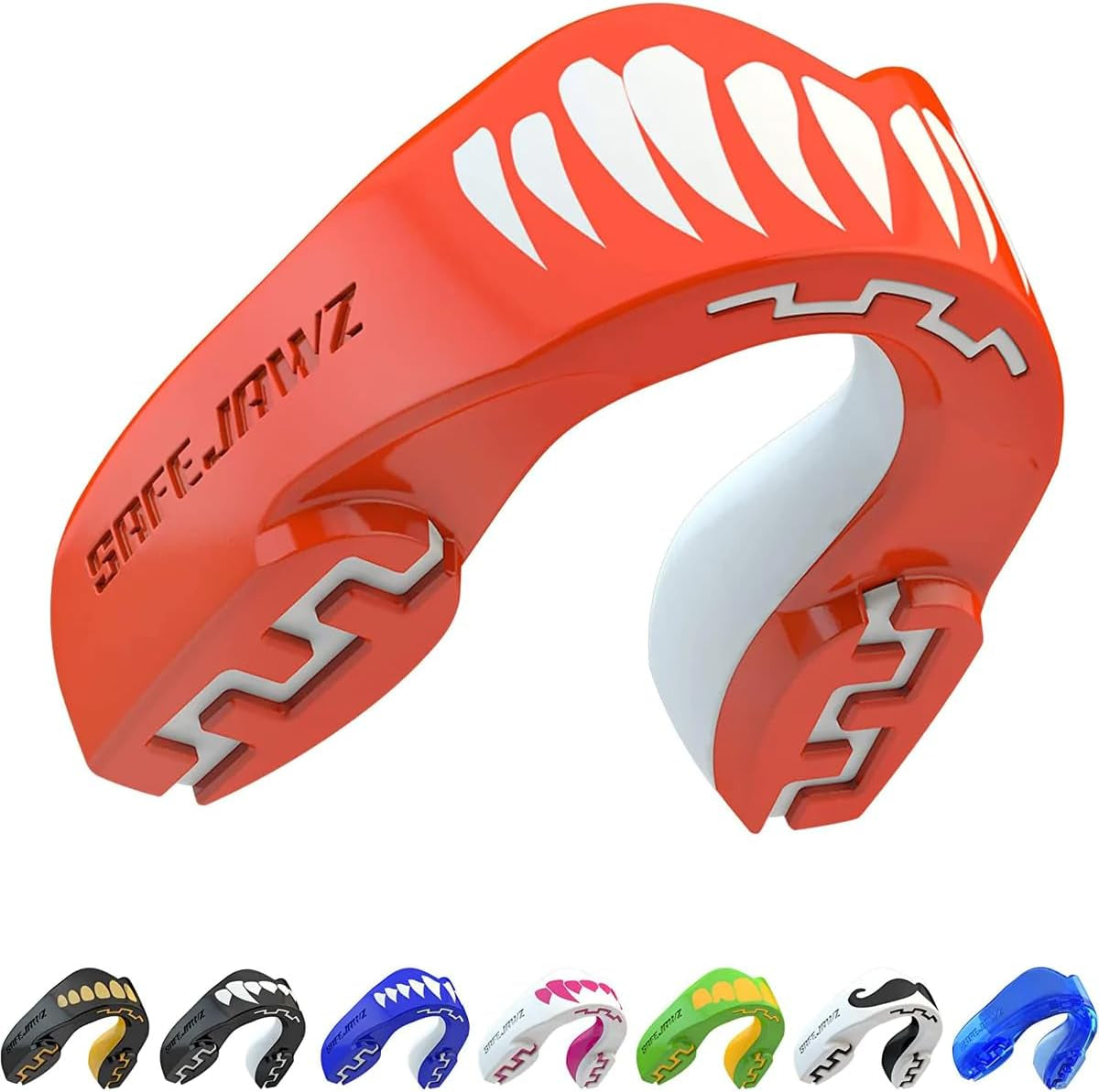 Sports Mouthguard, Dual Layer Premium Mouth Guard with Case for Basketball, Lacrosse, Football, Martial Arts, Hockey, Wrestling, Ice Hockey and All Contact Sports